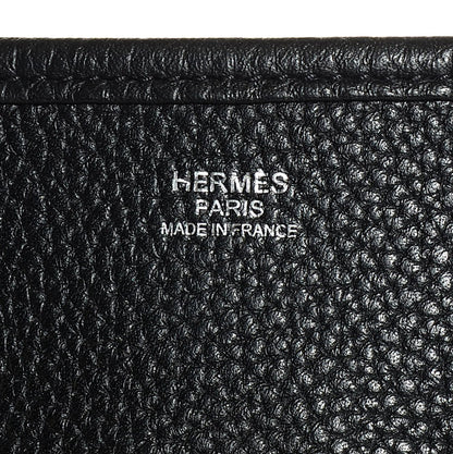 Hermes Taurillon Clemence Evelyne III GM Black 10 of 17
