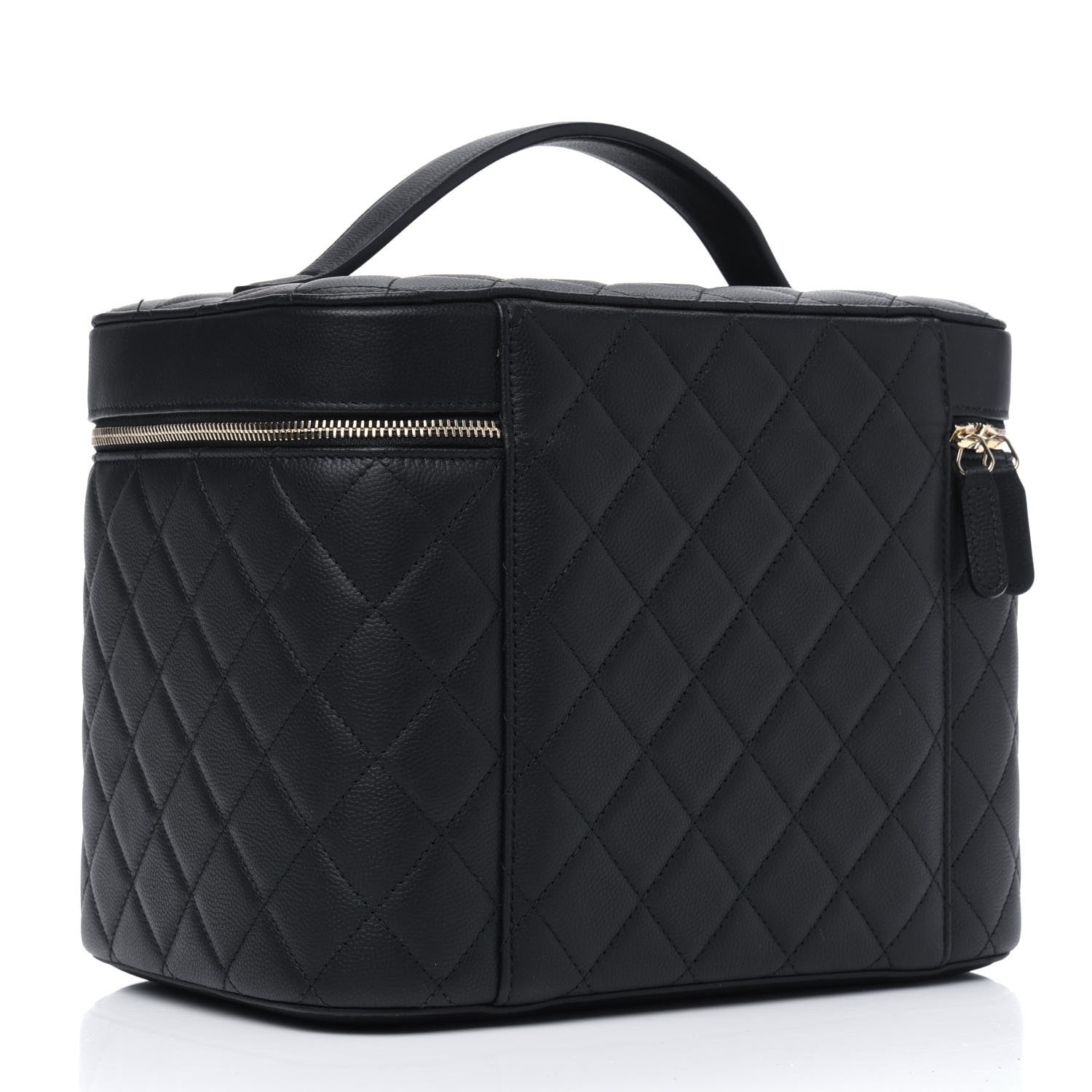 Chanel Caviar Quilted Large Vanity Pouch Black 2 of 5