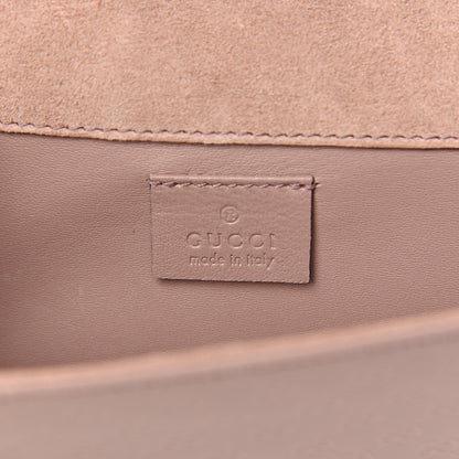 Gucci Patent Microguccissima Small Broadway Clutch Dark Cipria 6 of 7