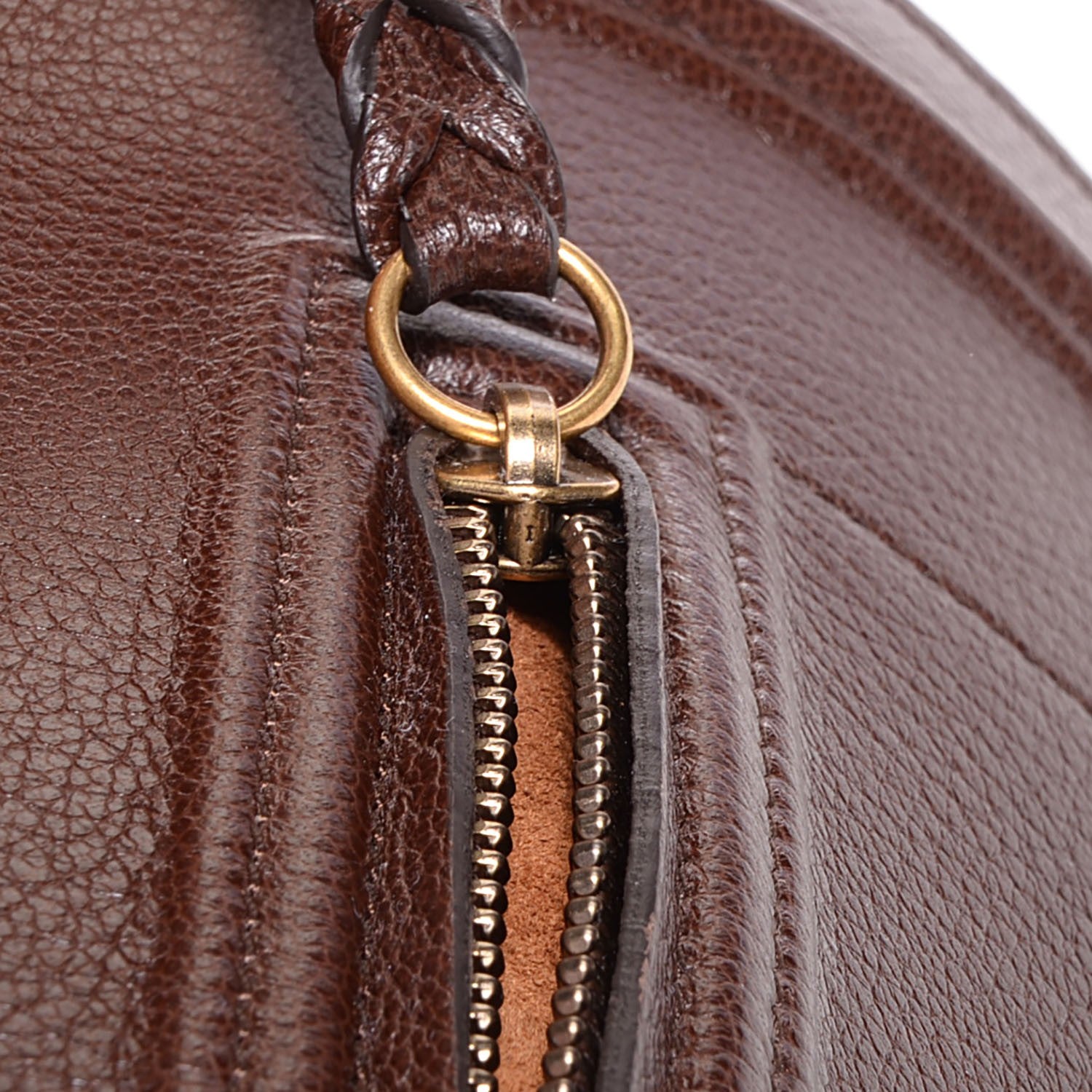 Celine Shiny Grained Calfskin Medium Phantom Luggage Brown 8 of 9