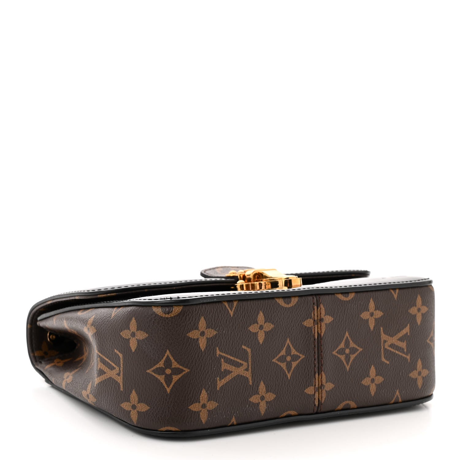 Louis Vuitton Patent Calfskin Monogram Cherrywood BB Black 4 of 12