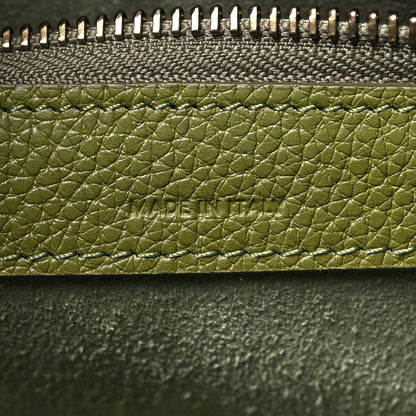 Celine Drummed Calfskin Micro Luggage Light Khaki 7 of 11