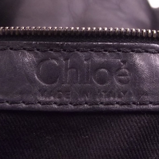 Chloe Calfskin Silverado Shoulder Bag Black 8 of 13