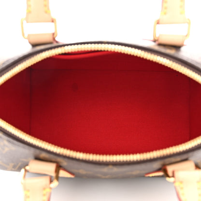 Louis Vuitton Monogram Speedy Bandouliere 20 Black 5 of 9