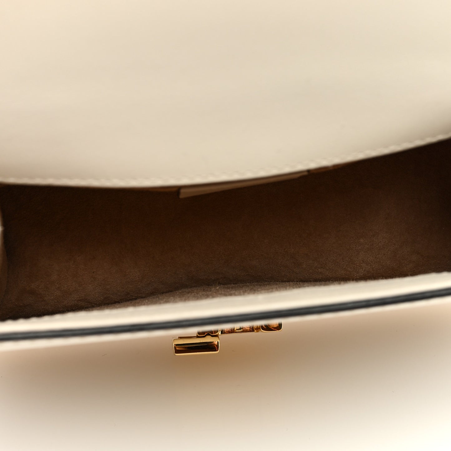 Calfskin Mini Sylvie Chain Shoulder Bag White