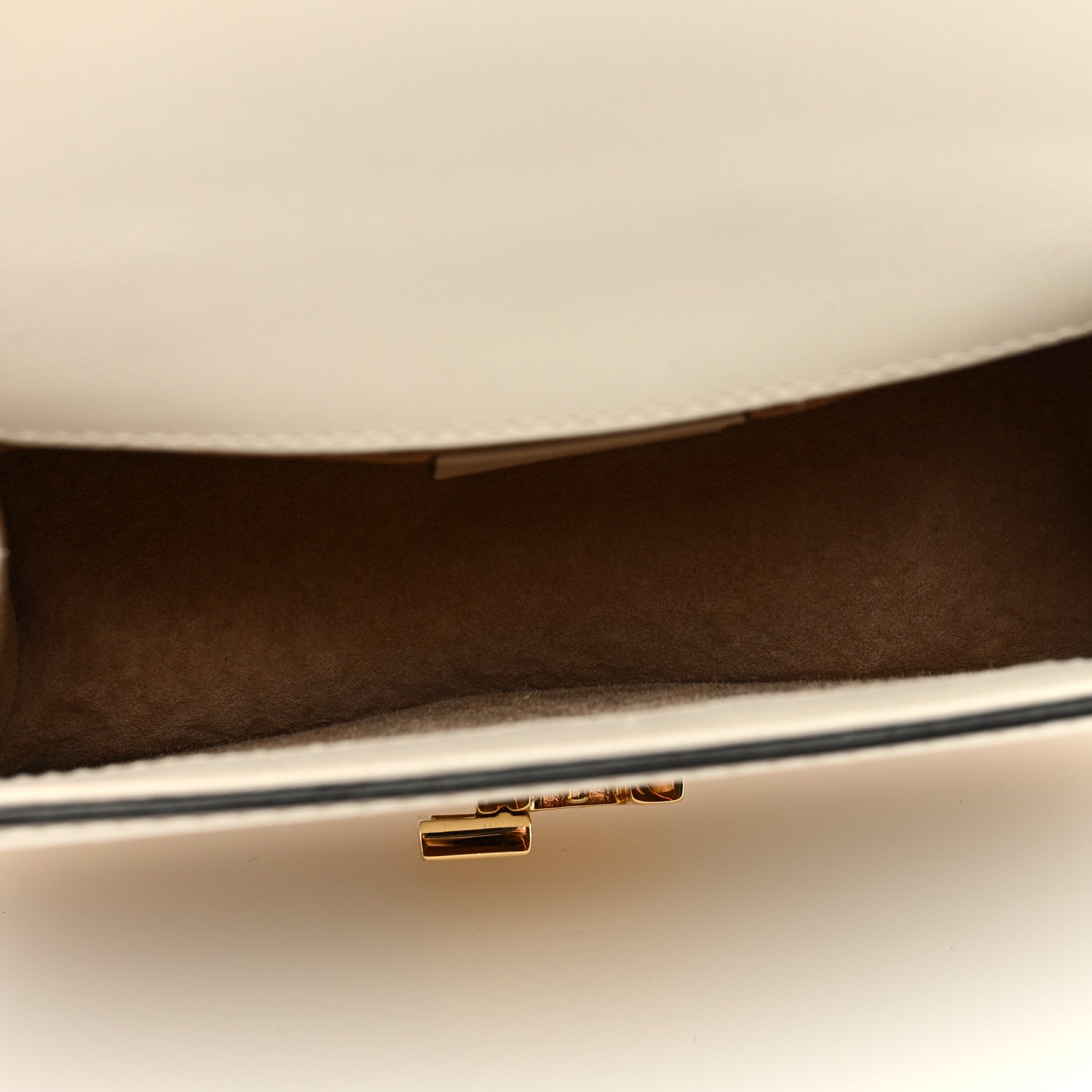 Gucci Calfskin Mini Sylvie Chain Shoulder Bag White 4 of 8