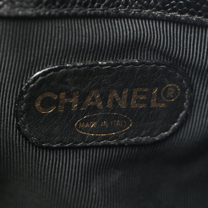 Chanel Caviar CC Drawstring Shoulder Bag Black 7 of 12