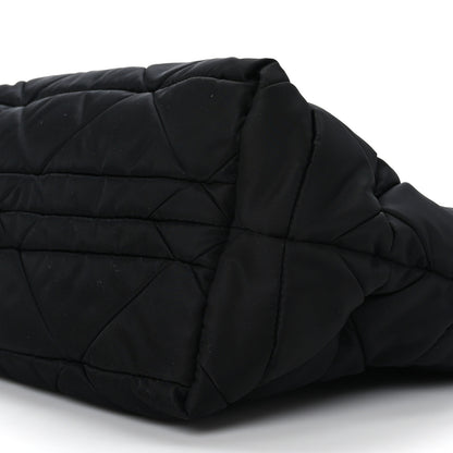 Prada Re-Nylon Nappa Triangle Quilted Padded Small Double Handled Zip Tote Black 8 of 8
