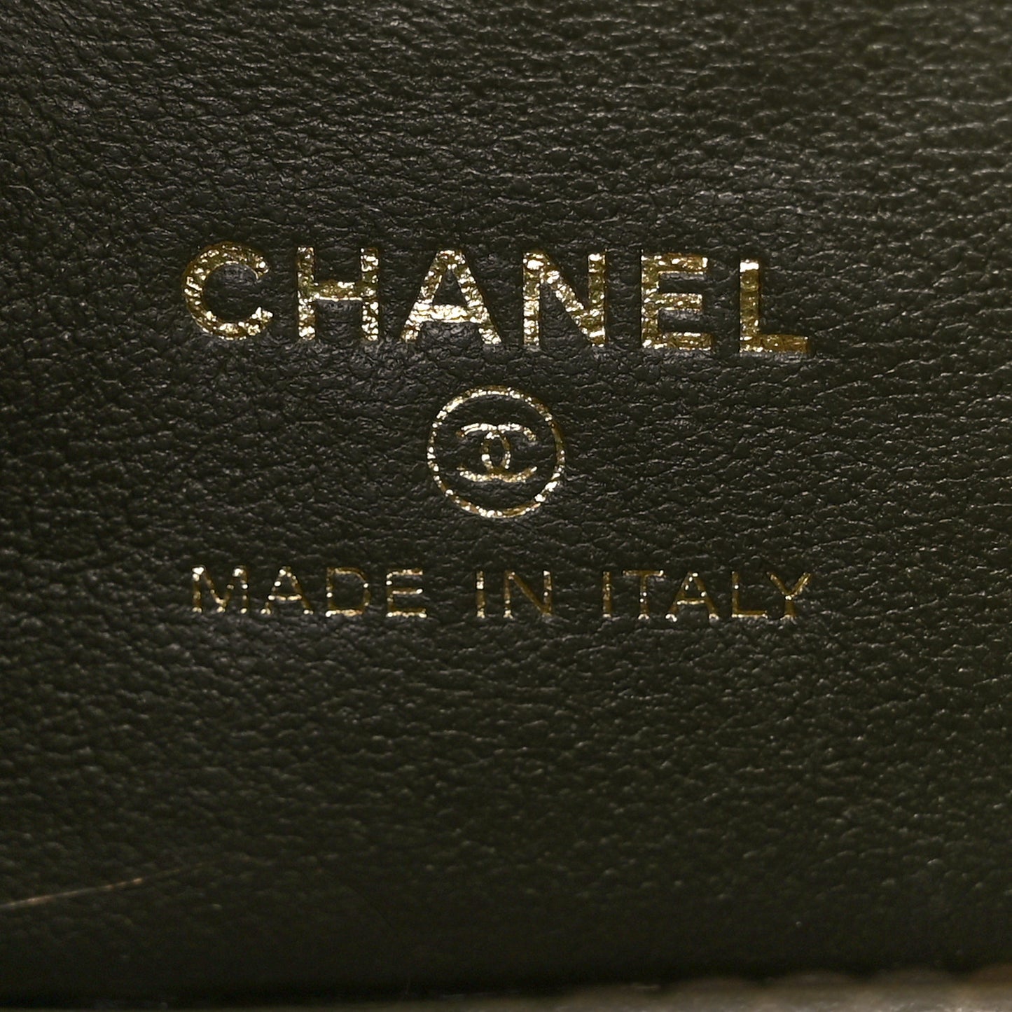 Lambskin Quilted Small Pillow Crush Vanity Case With Chain Green