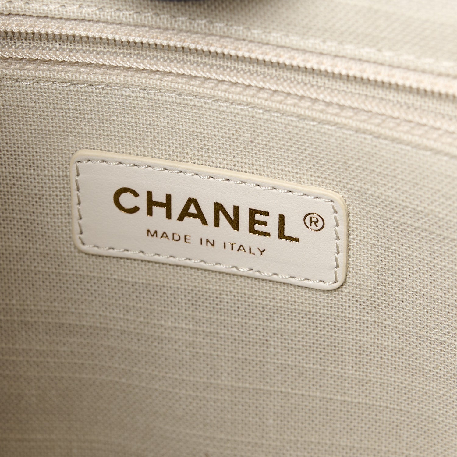 Chanel Mixed Fibers Small Deauville Tote Navy 8 of 13