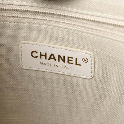 Chanel Mixed Fibers Small Deauville Tote Navy 8 of 13