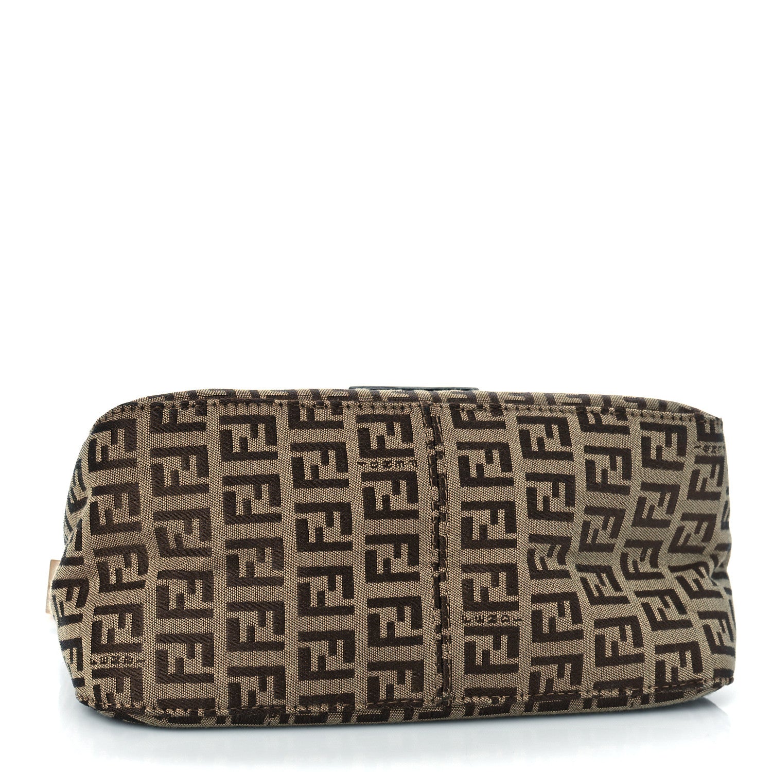 Fendi Zucchino Vitello Mini Mama Baguette Mogano Panna Bruciato 4 of 8