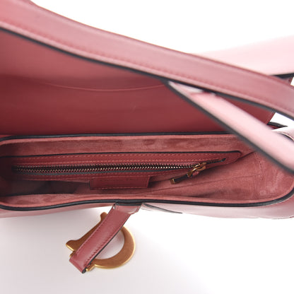 Christian Dior Calfskin Saddle Bag Pink 7 of 9