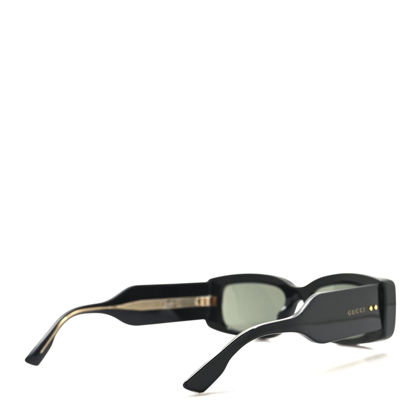 Acetate Rectangle Frame Sunglasses GG1529S Black