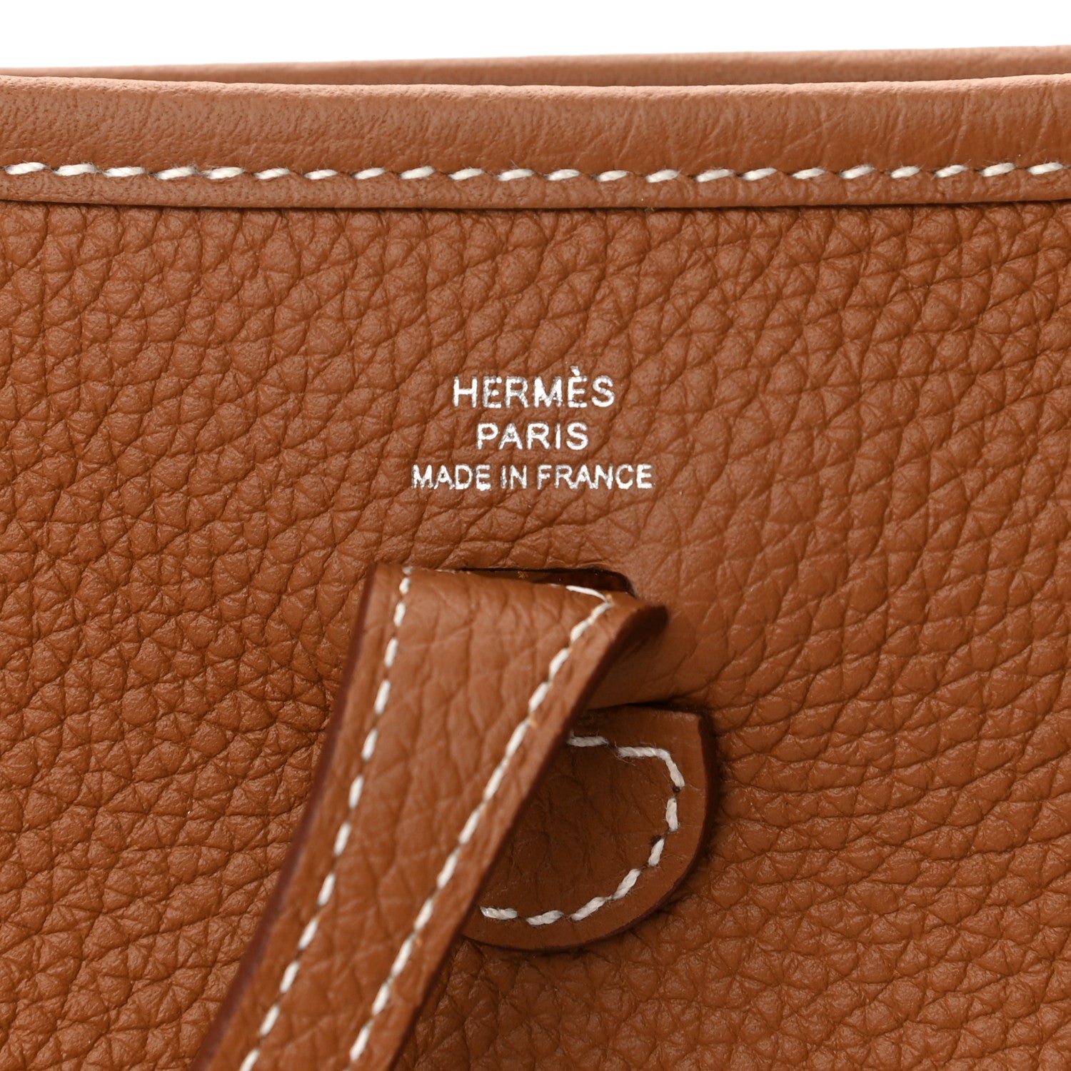 Hermes Taurillon Clemence Evelyne TPM Gold 6 of 11