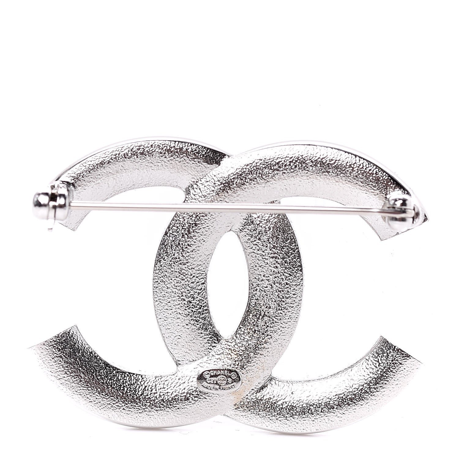 Chanel Crystal Palais Garnier CC Brooch Silver 3 of 5