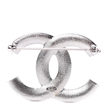 Chanel Crystal Palais Garnier CC Brooch Silver 3 of 5