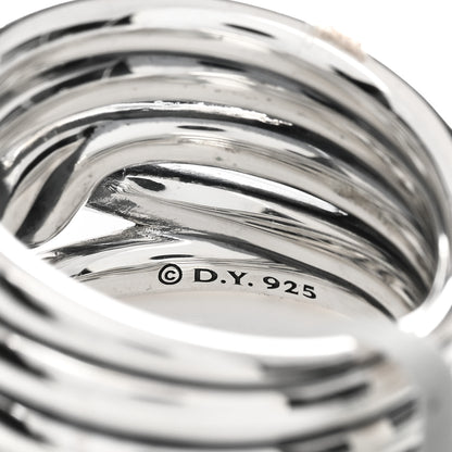 David Yurman Sterling Silver 14mm Continuance Ring 54 7 3 of 3