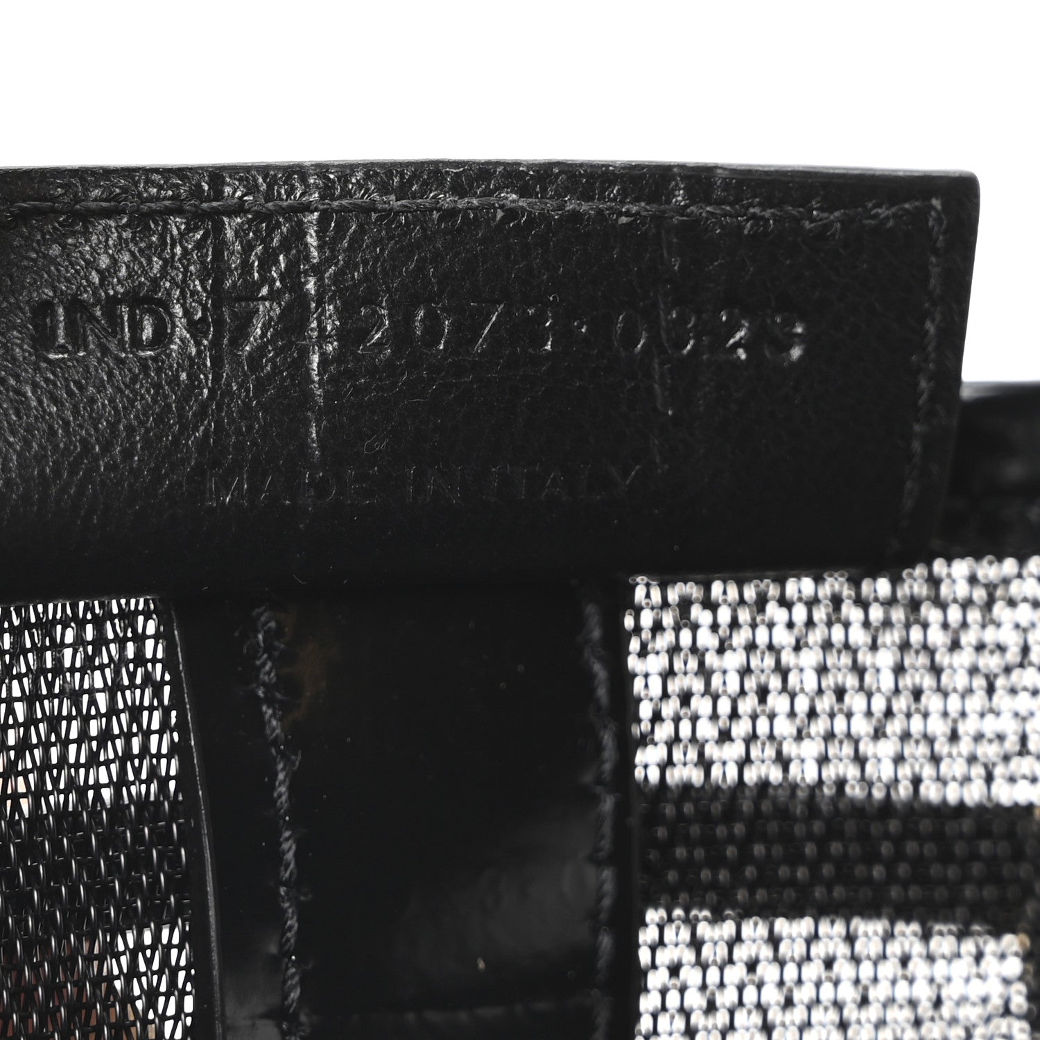 Saint Laurent Mesh Patent Calfskin Daryl Shoulder Bag Black 7 of 10