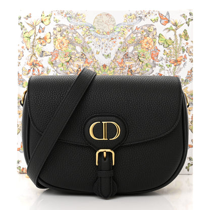 Christian Dior Grained Calfskin Medium Bobby Flap Black 11 of 11