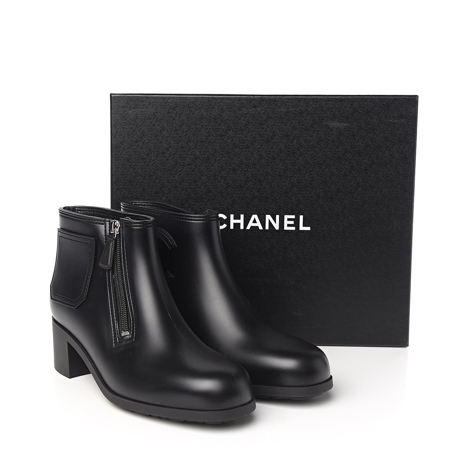 PVC CC Short Boots 38 Black