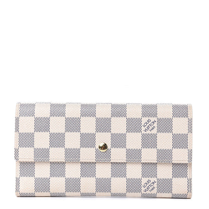 Louis Vuitton Damier Azur Sarah Wallet 1 of 9