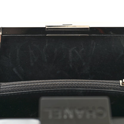 Chanel Plexiglass Barcode Boy Brick Lego Clutch Black 13 of 13