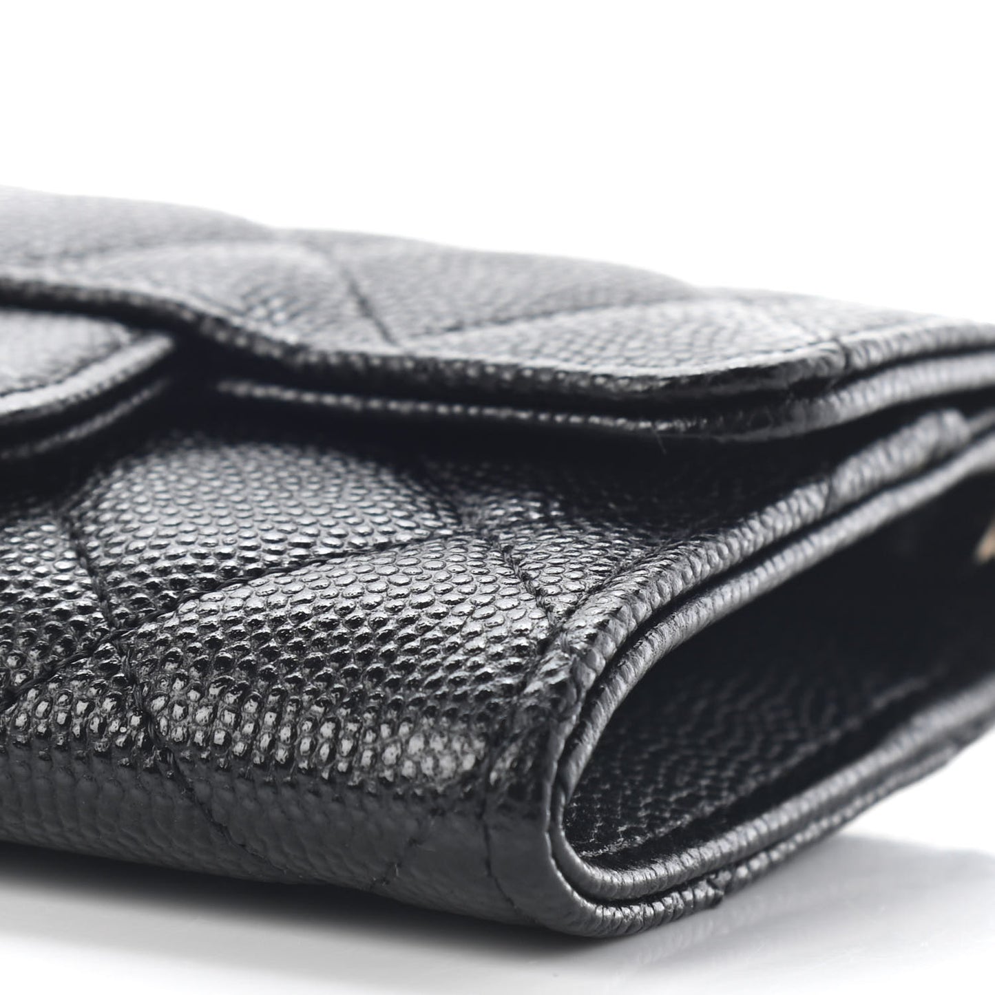 Caviar Quilted Belt Bag Black
