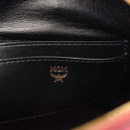 MCM Calfskin Mini Duchess Polke Studs Backpack Pink 5 of 9