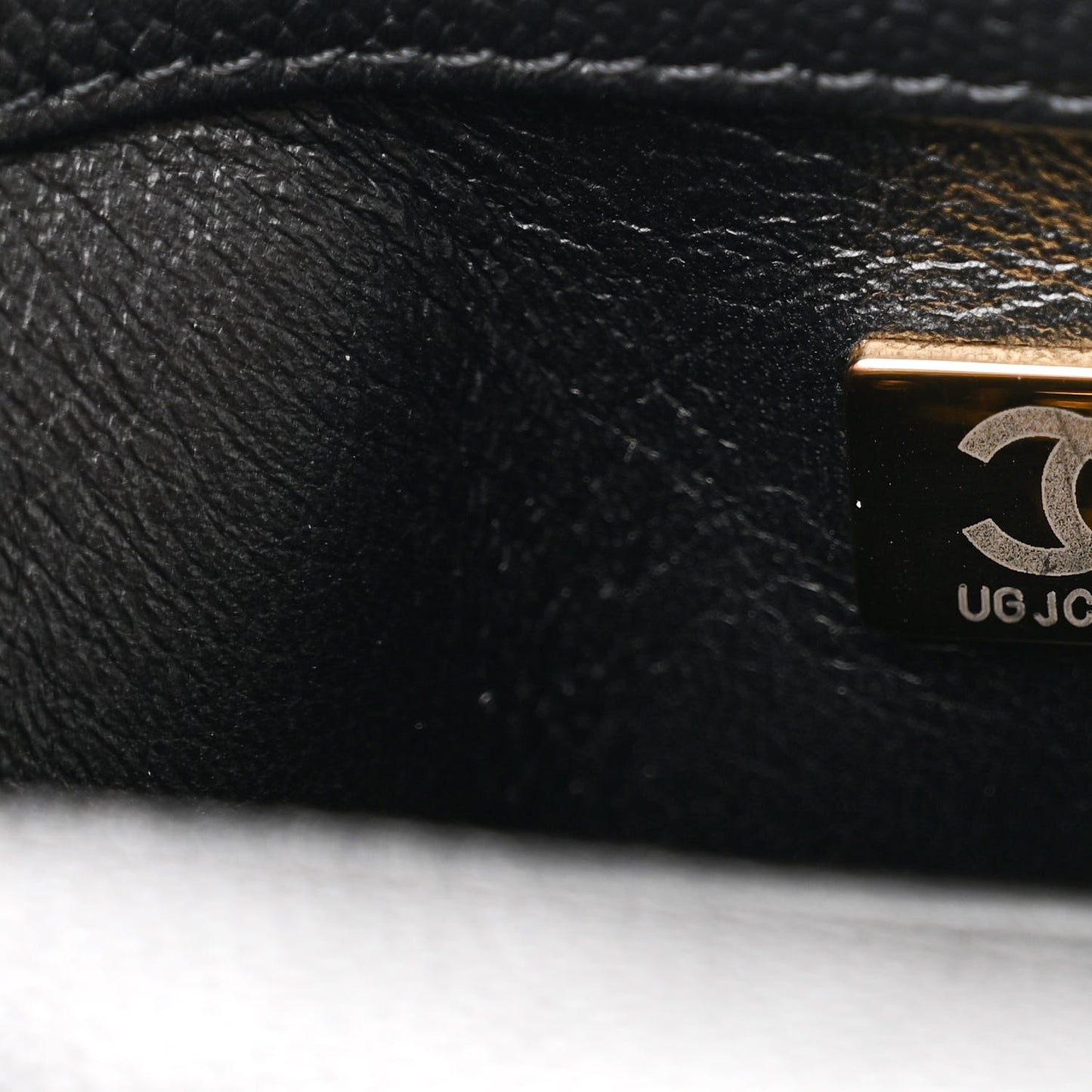 Caviar Quilted Mini Sweetheart Rectangular Flap Black