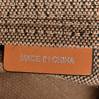 Burberry Canvas Mega Check Medium Ashby Hobo Saddle Brown 8 of 19
