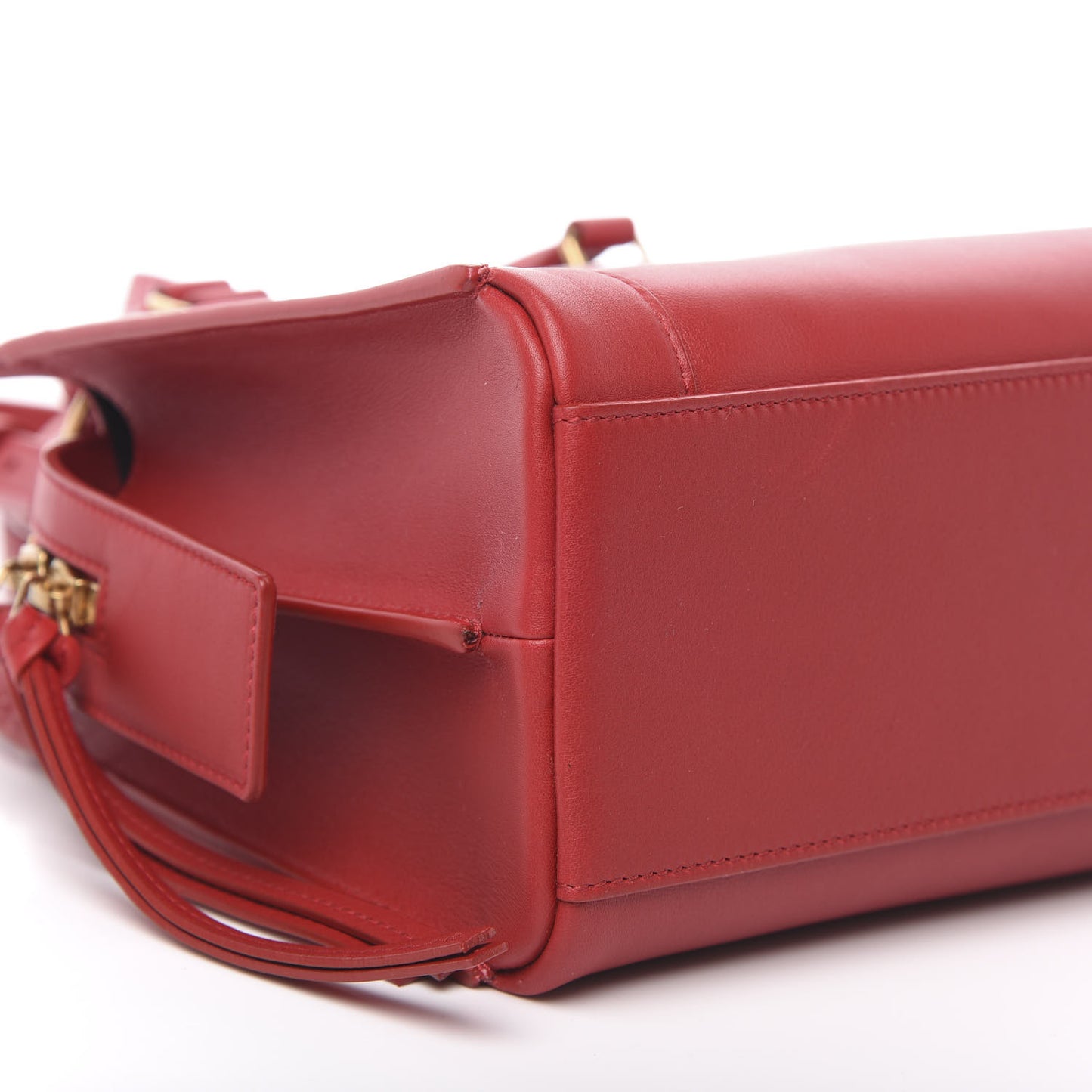 Smooth Calfskin Small East Side Tote Rouge Eros