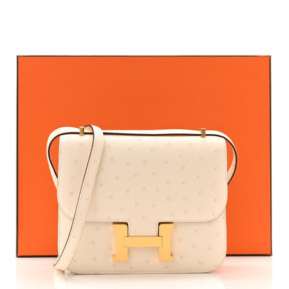 Hermes Ostrich Constance 18 Nata 11 of 11
