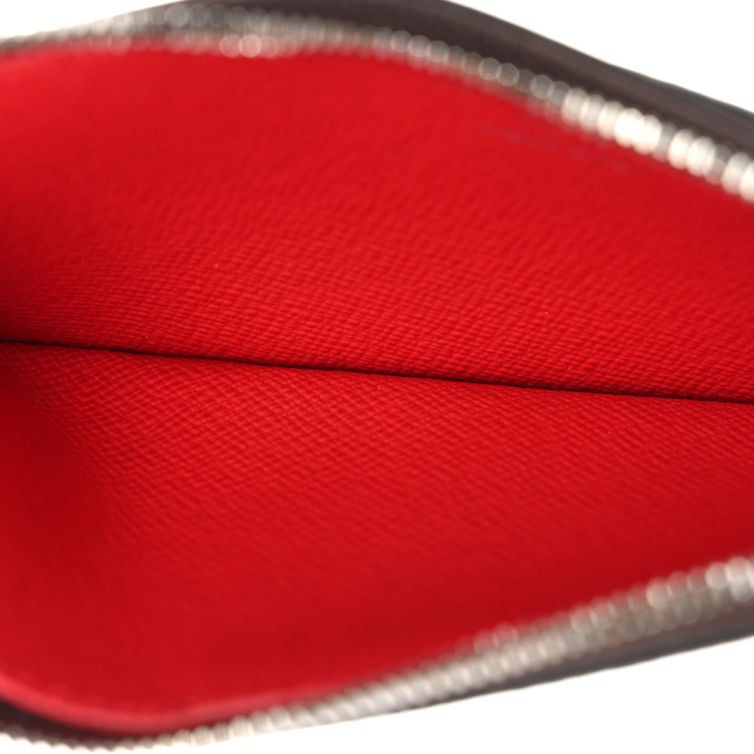Louis Vuitton Monogram Calfskin Coin Card Holder Red 1837787
