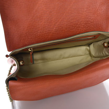 Chloe Grained Calfskin Medium Sally Flap Bag Tan 5 of 7