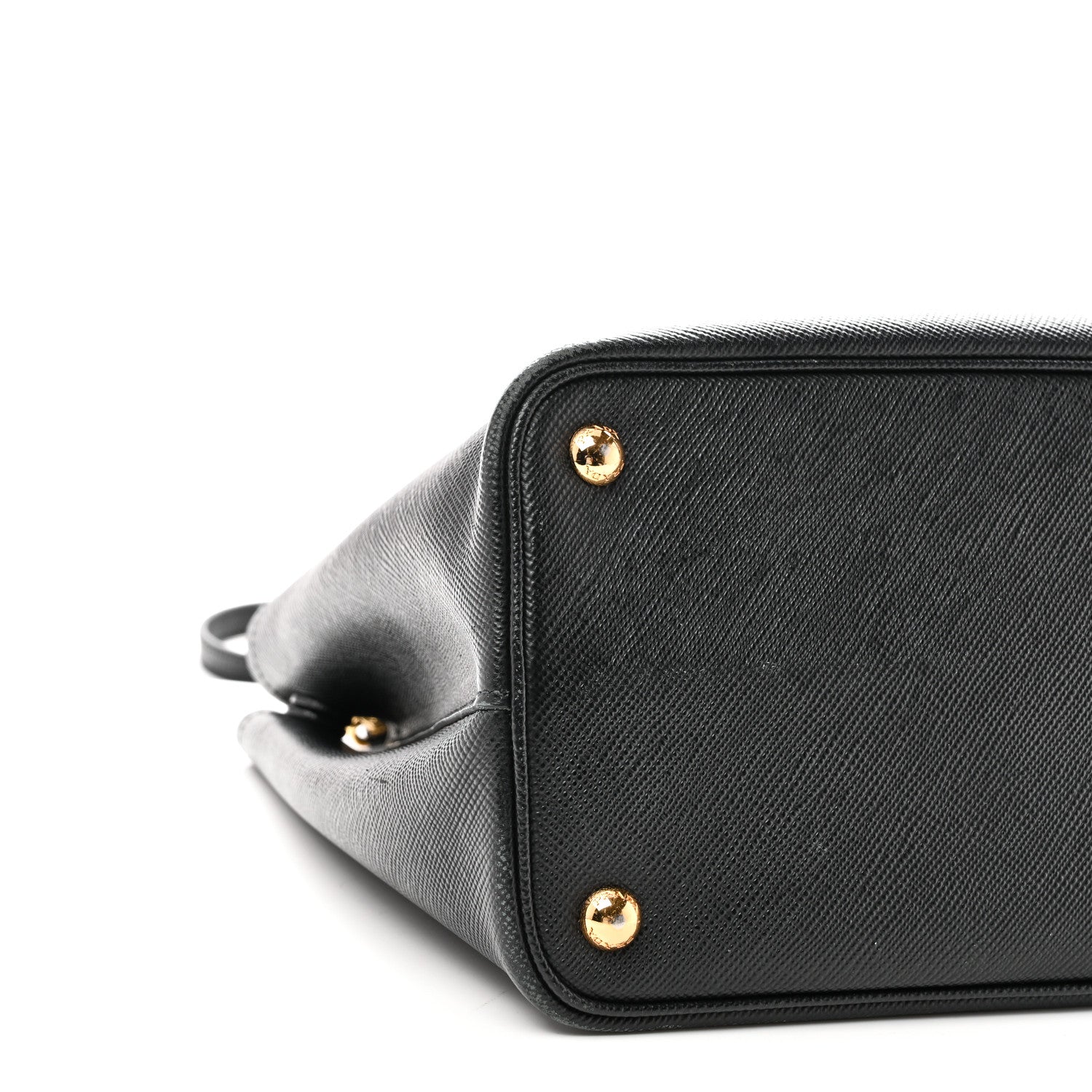 Prada Saffiano Cuir Medium Double Bag Black 8 of 9