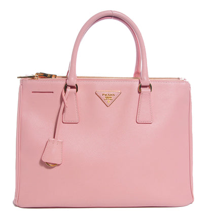 Prada Saffiano Lux Medium Double Zip Tote Orchidea 1 of 11