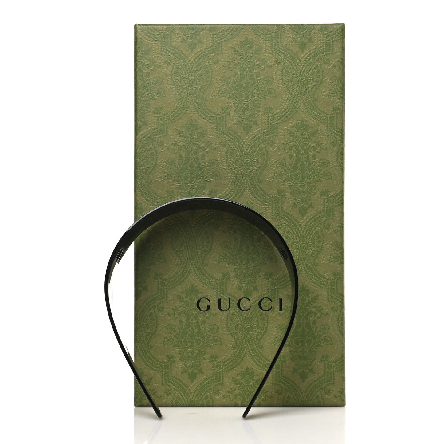 Resin GG Crystals Headband Black