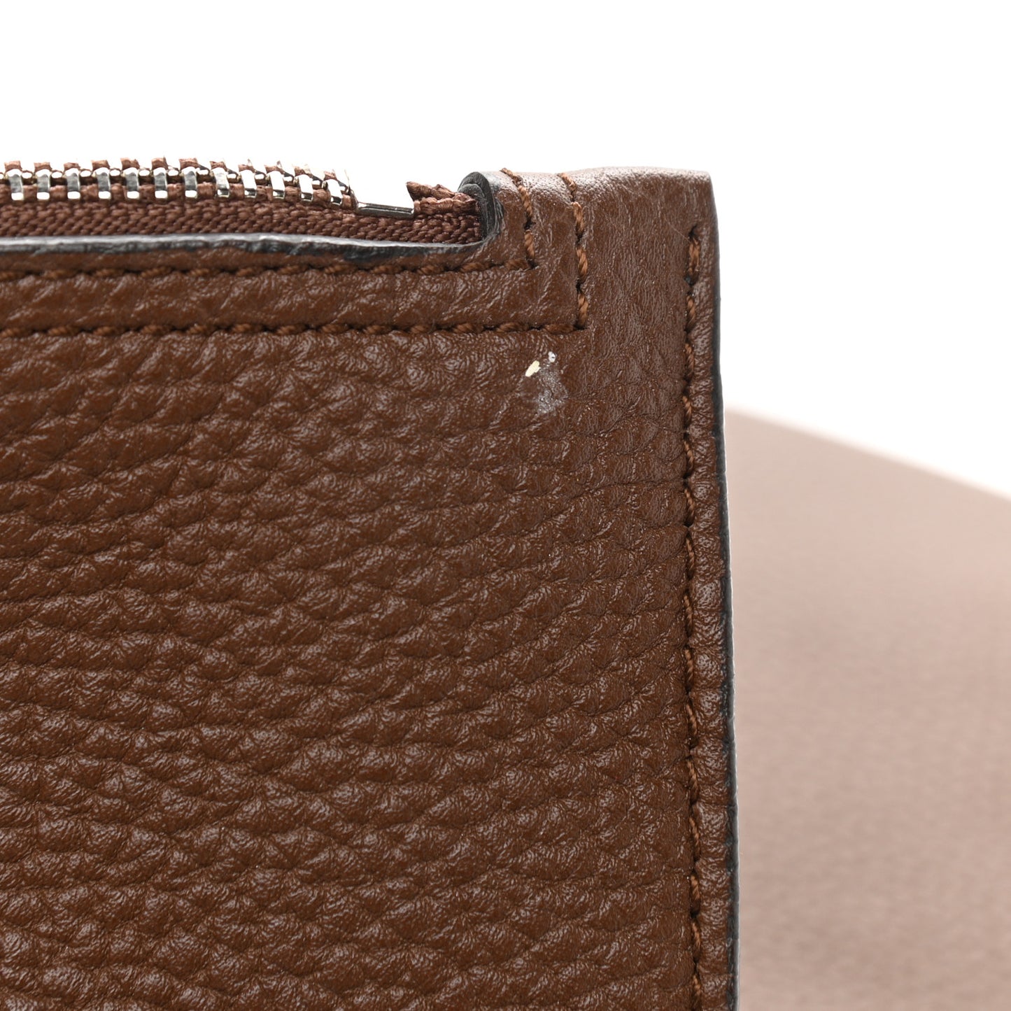 Soft Grained Calfskin Large Jackie Hobo Nut Brown