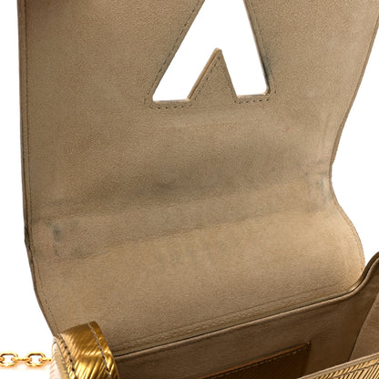 Louis Vuitton Epi Love Lock Twist Shoulder Bag MM Gold 10 of 12