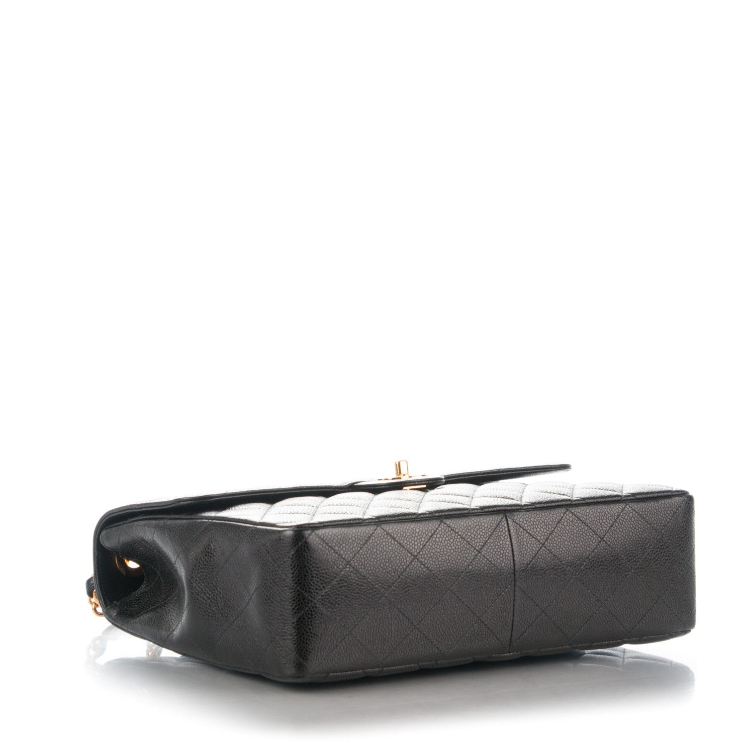 Chanel Caviar Quilted Jumbo Single Flap Black 5 of 9