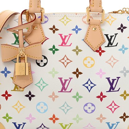 Louis Vuitton LV X TM Monogram Multicolor Speedy Bandouliere 25 White 7 of 10