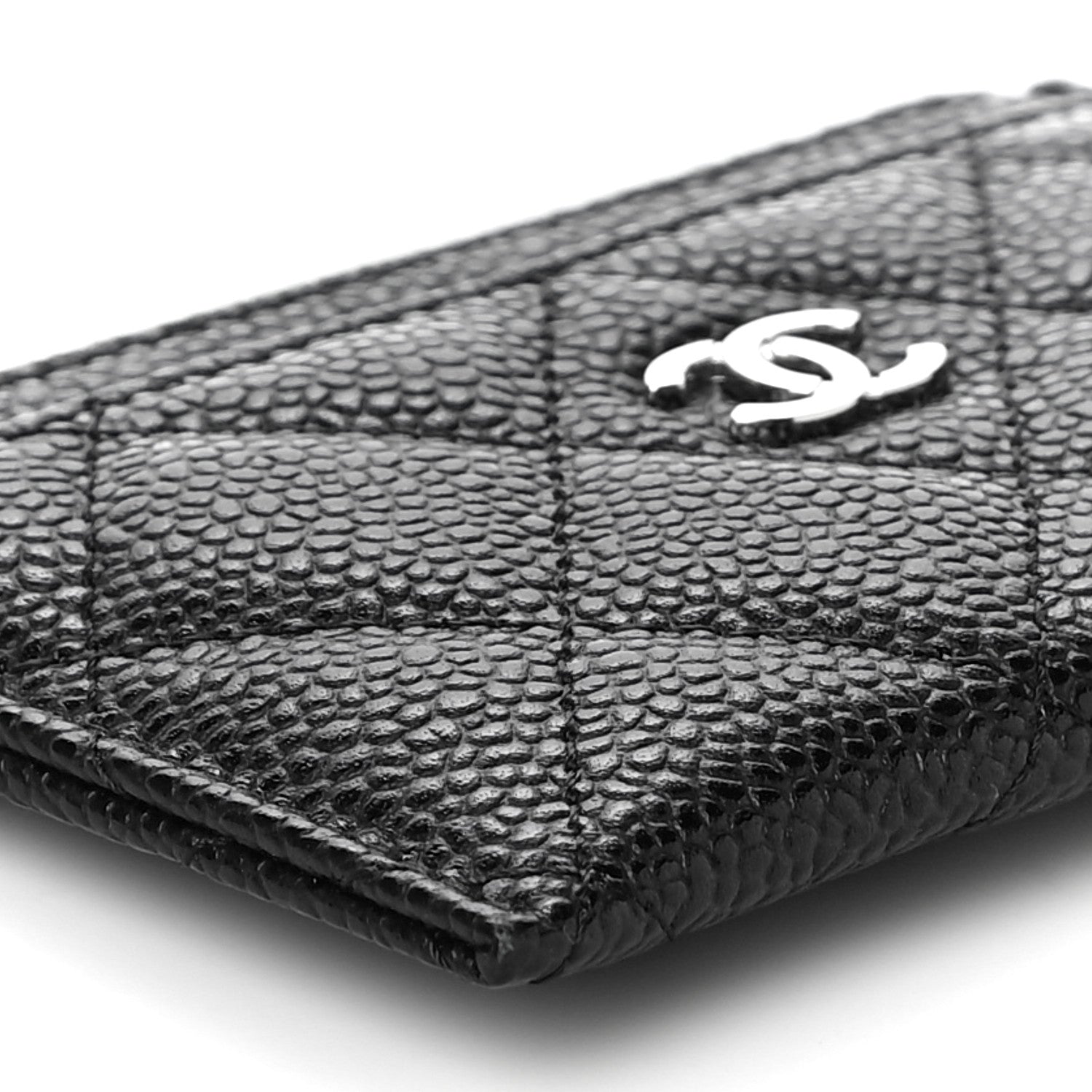 Chanel Caviar Quilted Card Holder Black 9 of 11