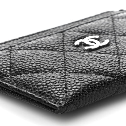 Chanel Caviar Quilted Card Holder Black 9 of 11
