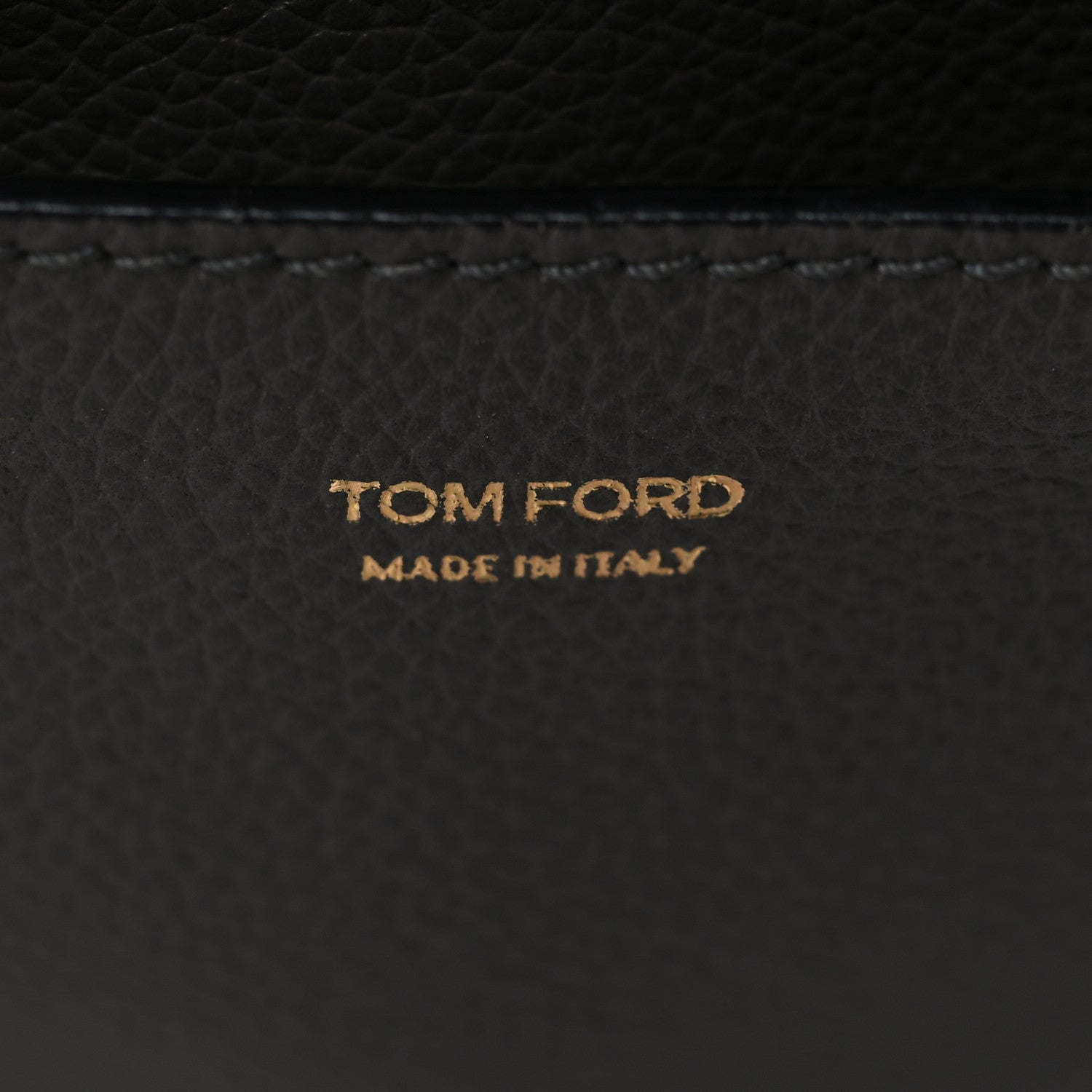Tom Ford Grained Calfskin Medium Jennifer Dark Brown 6 of 9