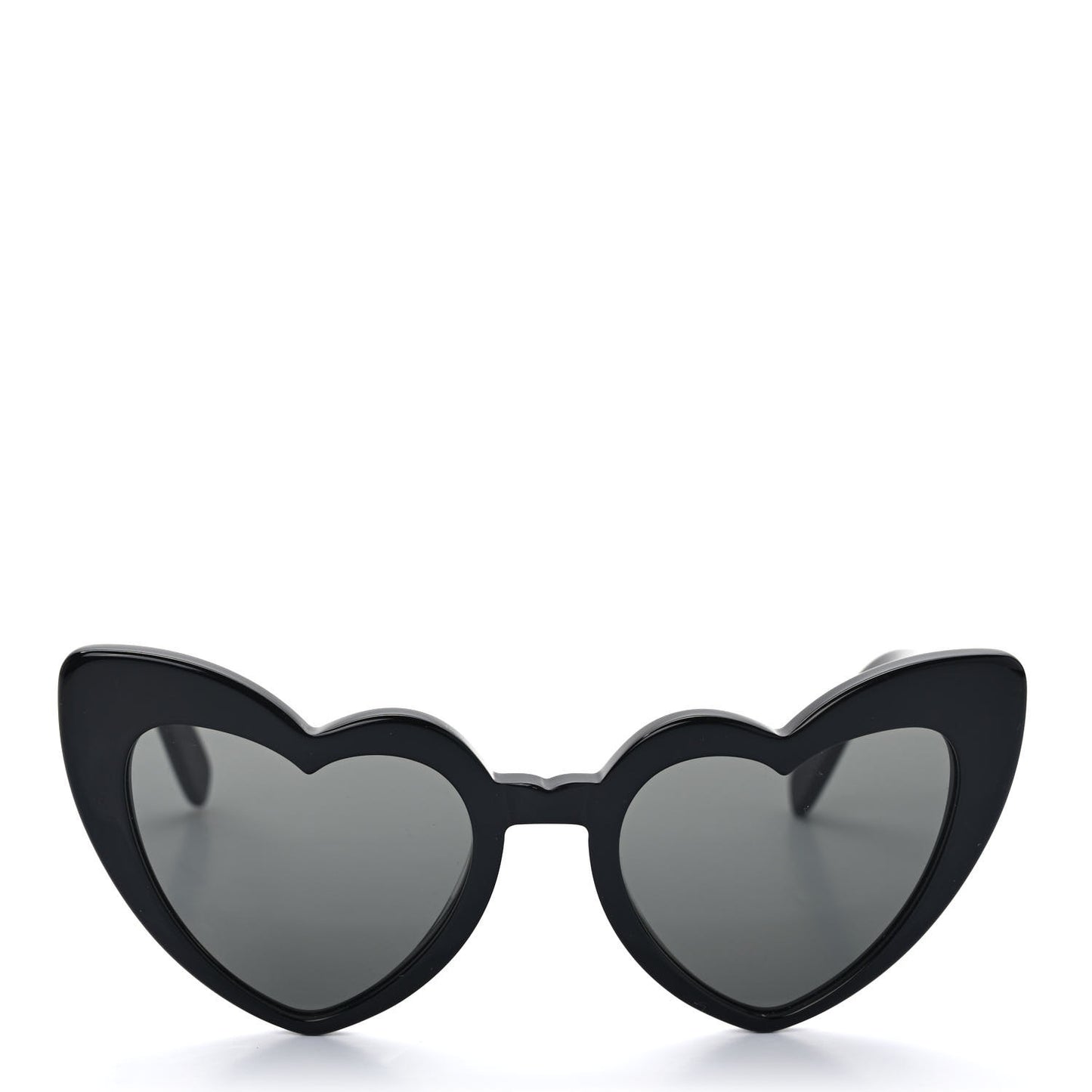 Acetate Heart Frame Loulou SL181 Sunglasses Black