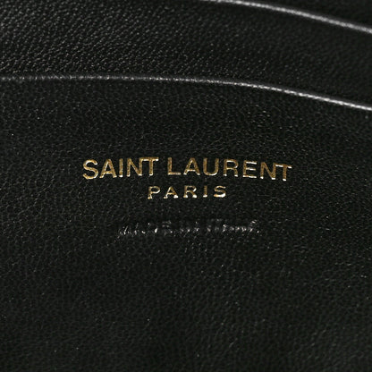 Saint Laurent Canvas Calfskin Leopard Print Monogram Mini Lou Camera Bag Brown 6 of 9