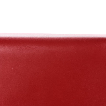 Saint Laurent Calfskin Monogram Cassandre Clutch Rouge Orient 11 of 13