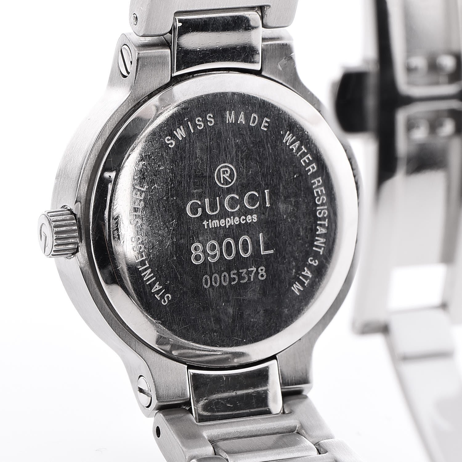 Gucci Stainless Steel 26mm 8900L Quartz Watch Grey 6 of 8