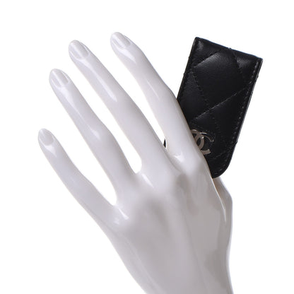 Chanel Lambskin Quilted Money Clip Black 2 of 8